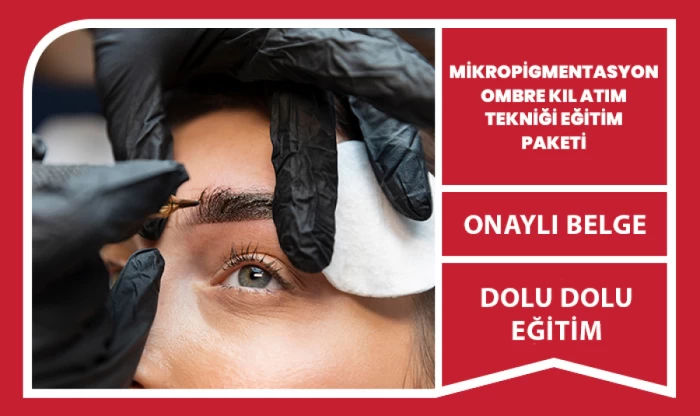 (Mikropigmentasyon) Ombre Kıl Atım Tekniği 