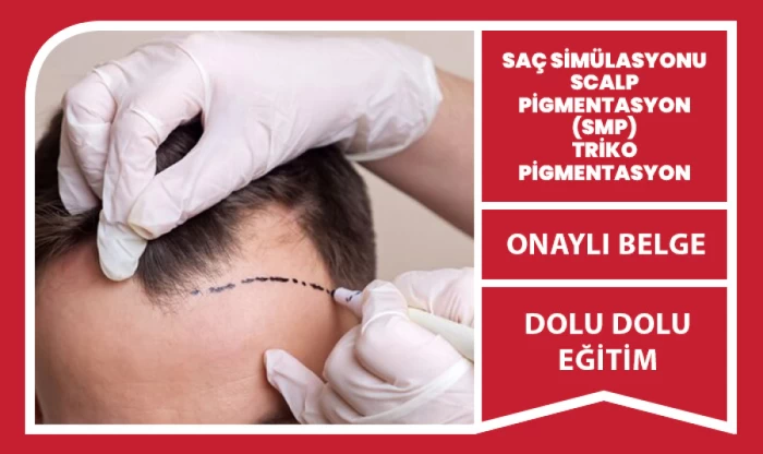 Saç Simülasyonu Scalp Pigmentasyon 
